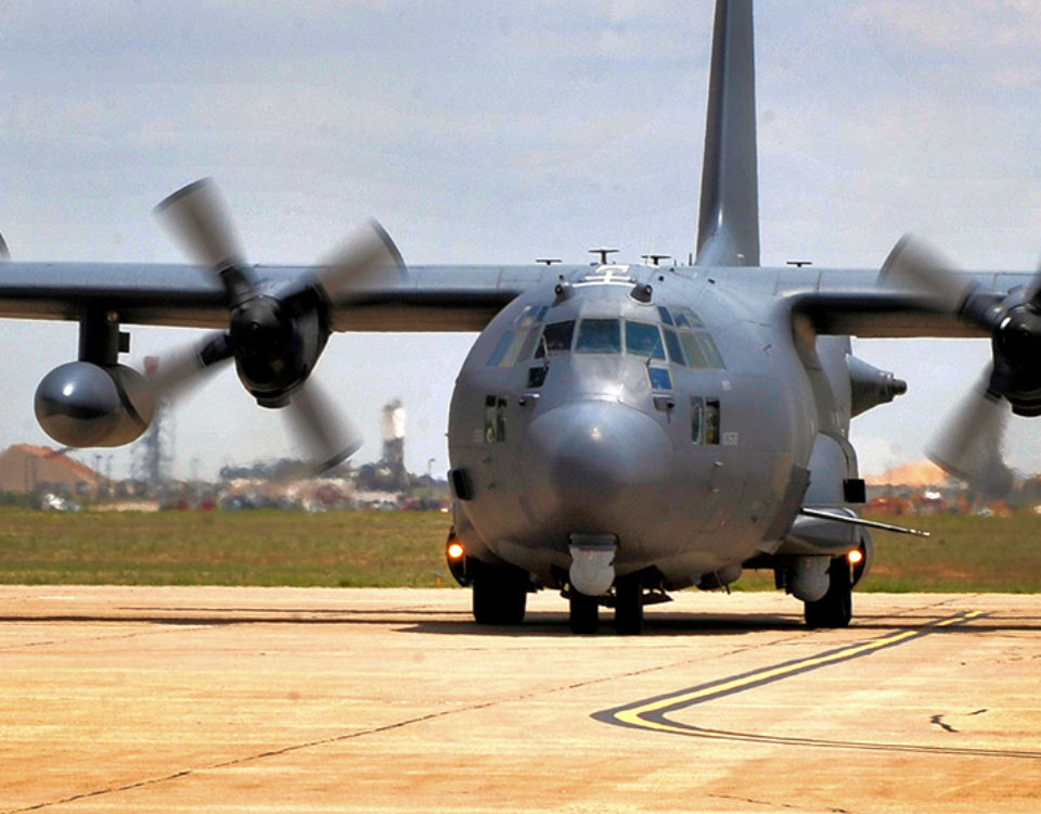 large jet on the runway starting its takeoff